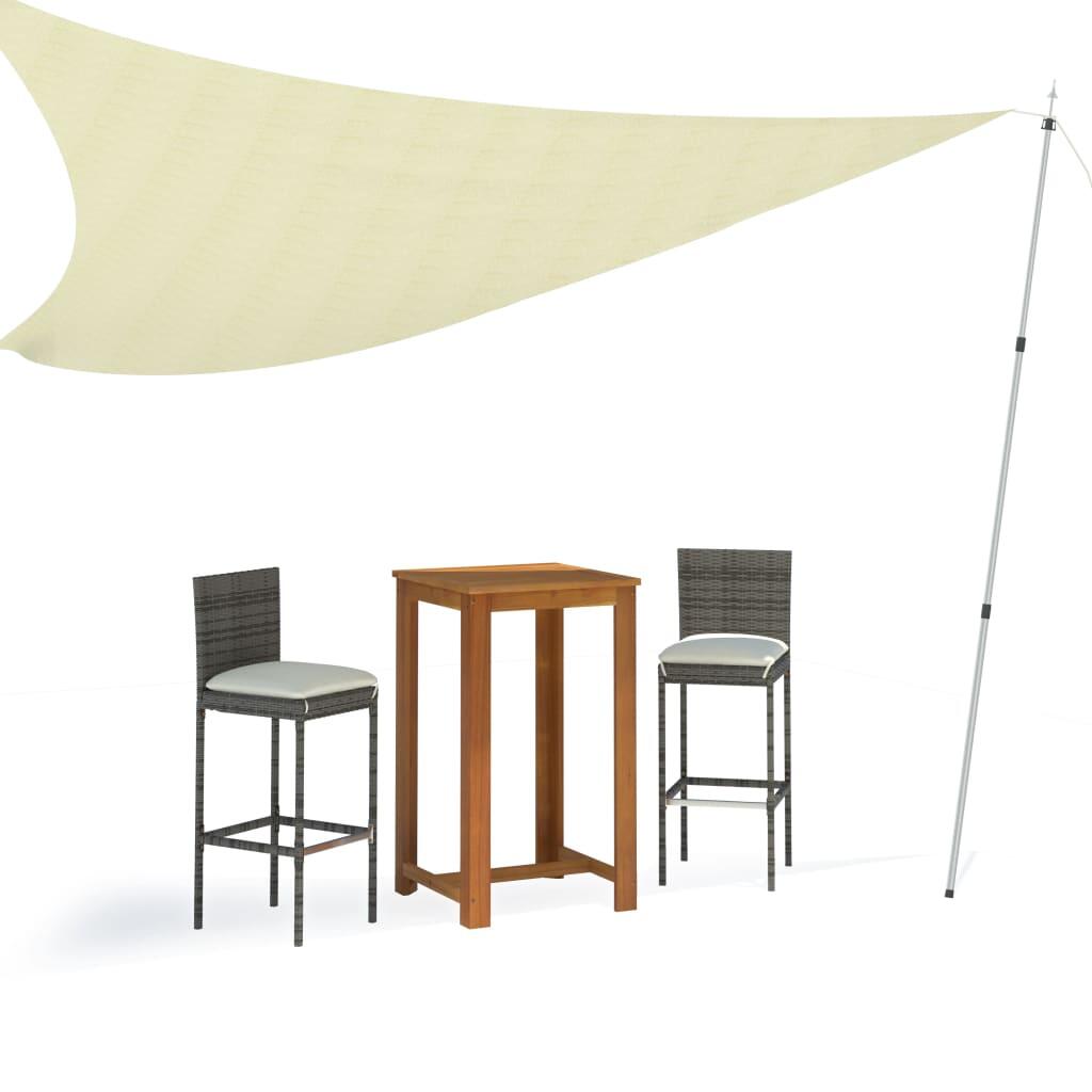 VidaXL 2x Poste telescópico 102-260 cm aluminio 4/4