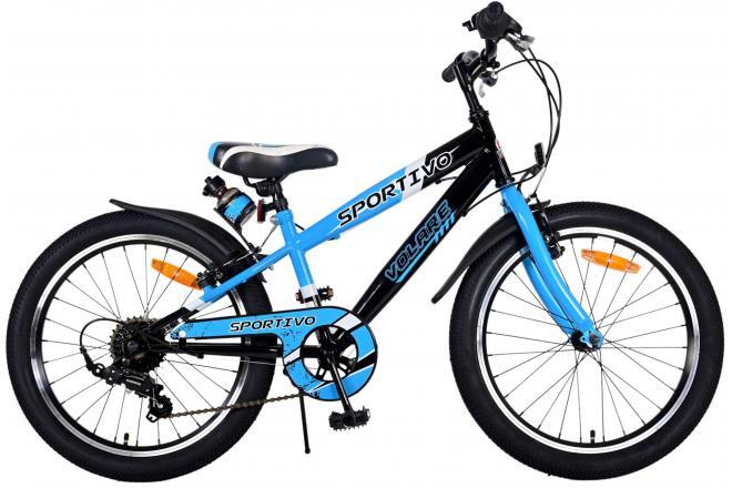 VOLARE BICYCLES Volare Sportivo Kinderfiets - Jongens - 20 inch - Blauw - 7 Versnellingen