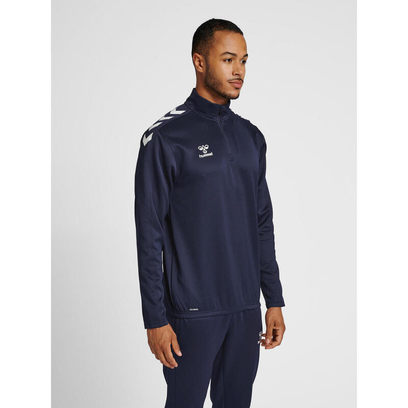 Demie-Fermeture Éclair Zip Sweat-Shirt Hmlcore Adulte HUMMEL