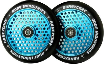 Root Honeycore Sky Blue 120mm stuntstepwielen set van 2 stuks