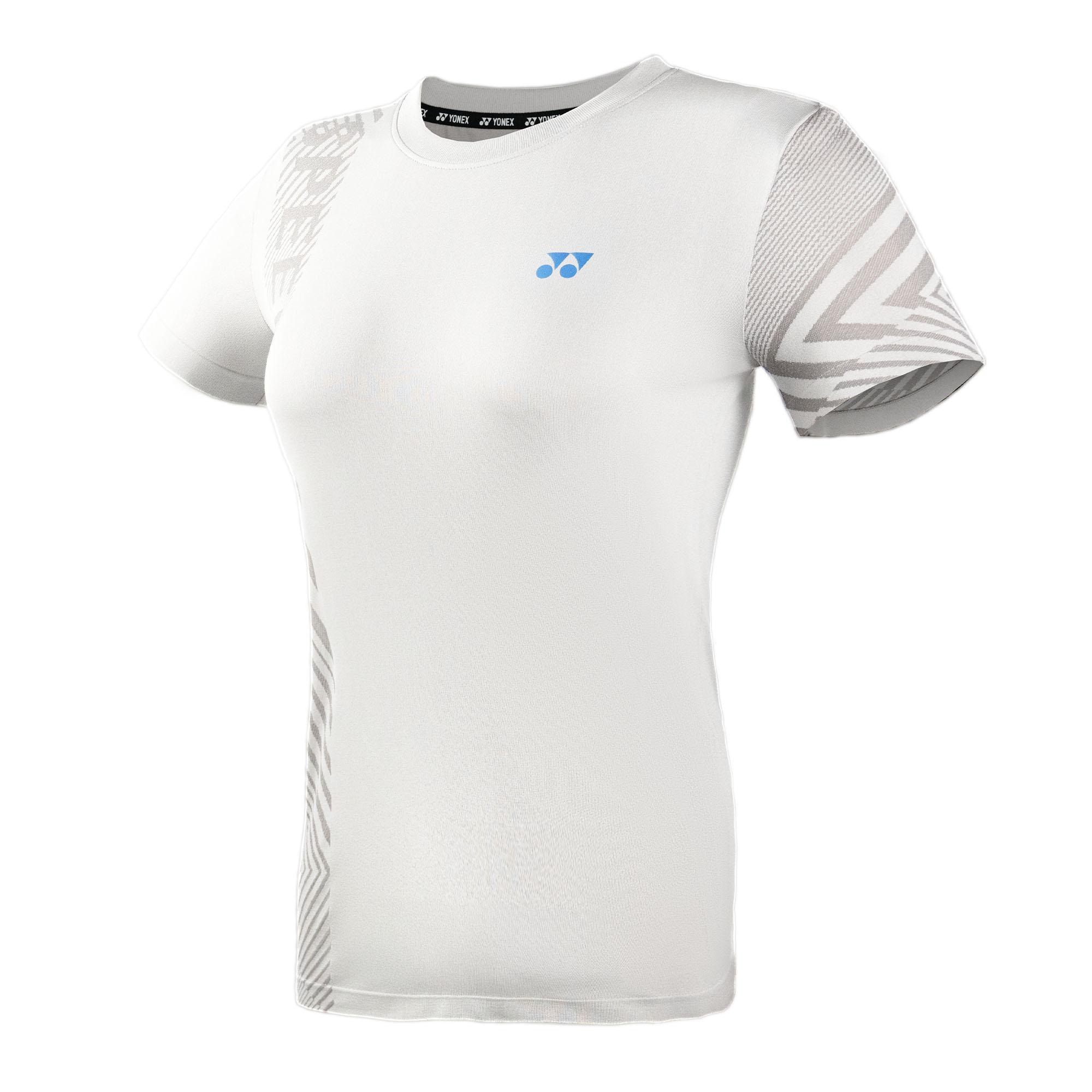 SEAMLESS WOMEN ROUND NECK TEE RL-Z012-2573-ACT33-S WHITE