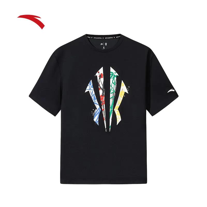 ANTA x KYRIE IRVING Unisex Basketball Short Sleeve T-Shirt (Black)
