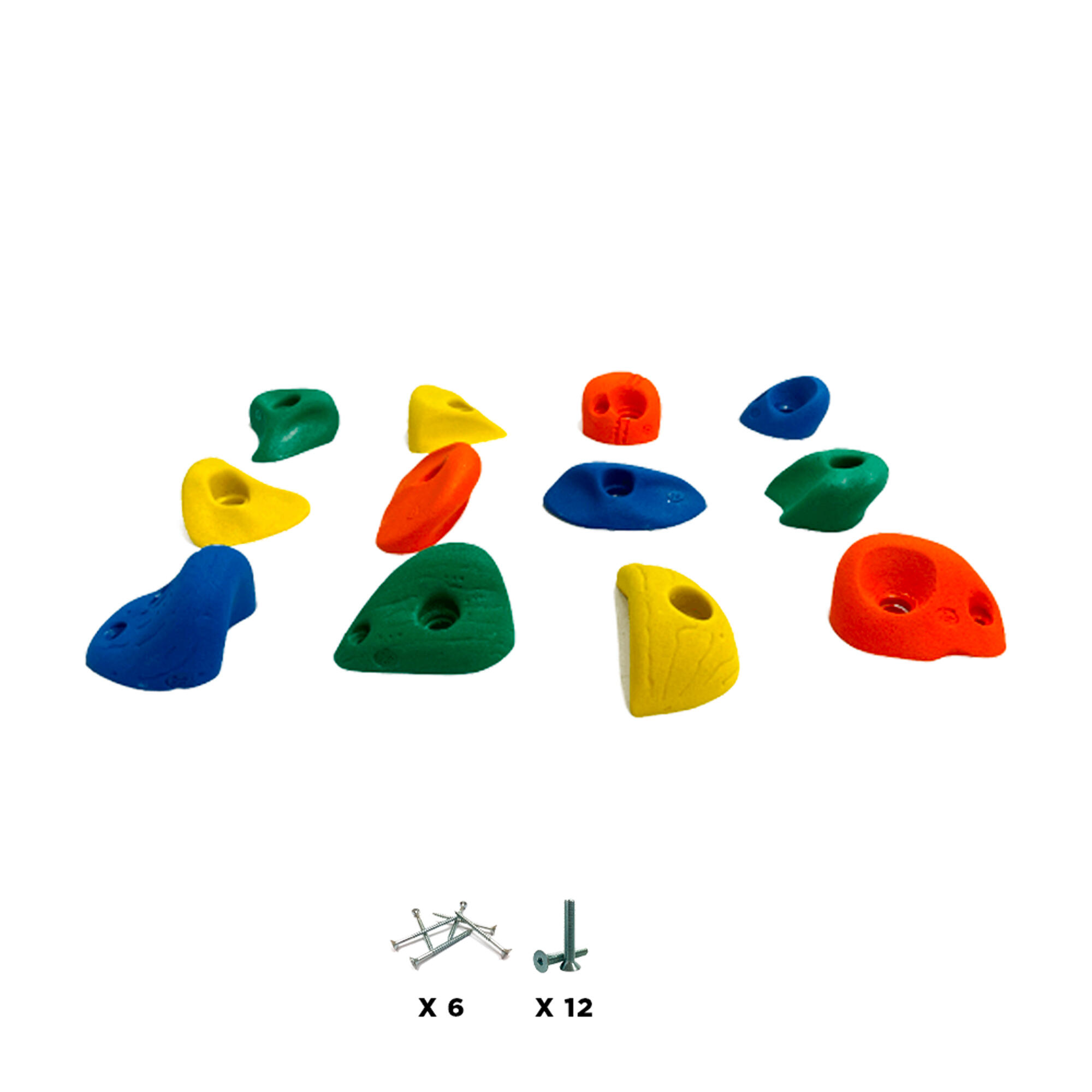 12 kinder klimbeugels - Les Kids 1 - Met schroeven 2/3