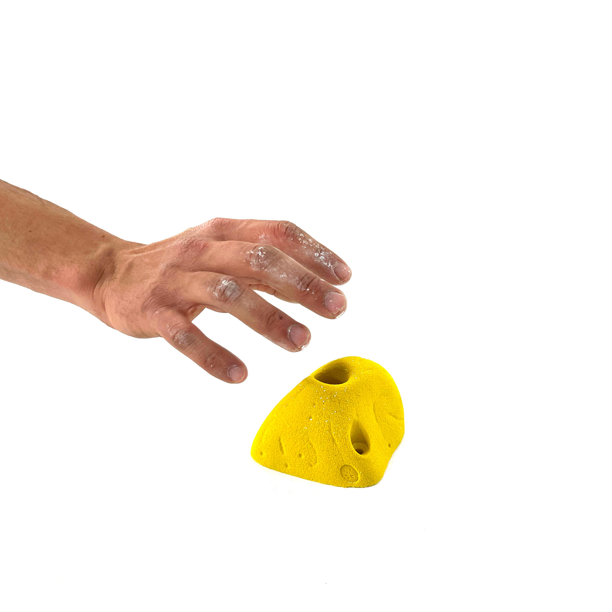 30 presas de escalada - BANGA - Com ferragens - Amarelo 2/3