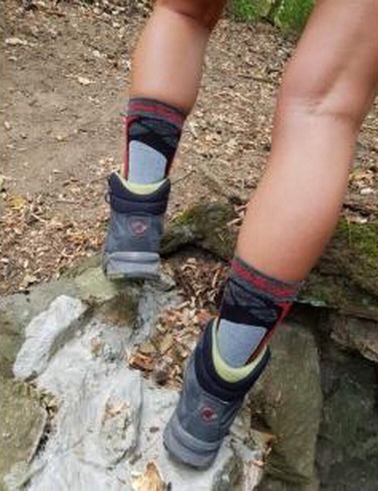 Meias Desportivas Marmolada Caminhada Vermelho 4/4