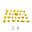 25 Prises escalade - BUBBLE - Avec Visserie - Jaune