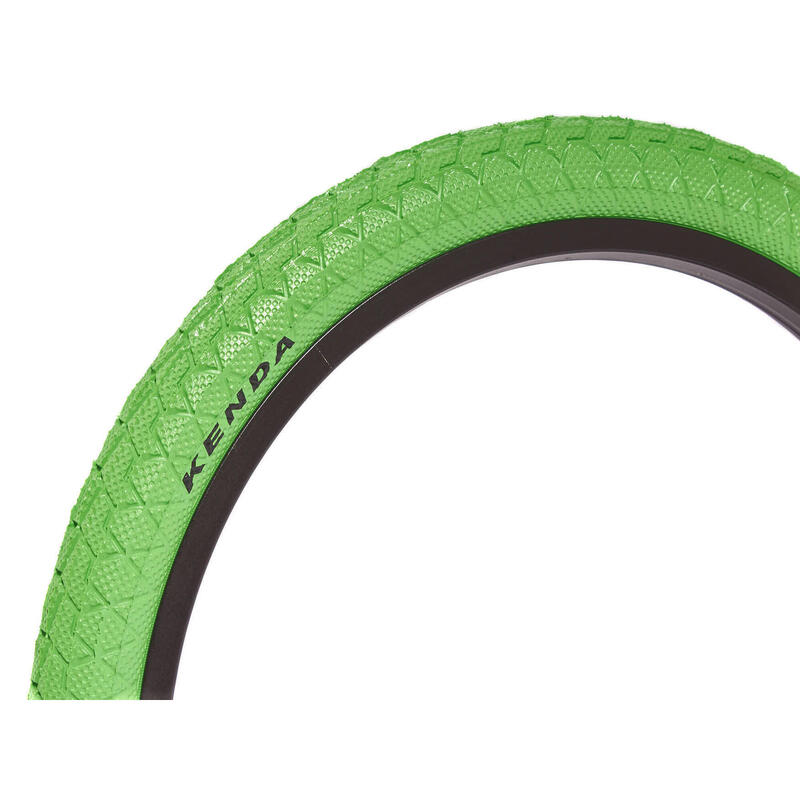 Set cauciucuri BMX KENDA 20 inch x 1,95 inch verde