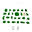 25 Prises escalade - BUBBLE - Avec Visserie - Vert
