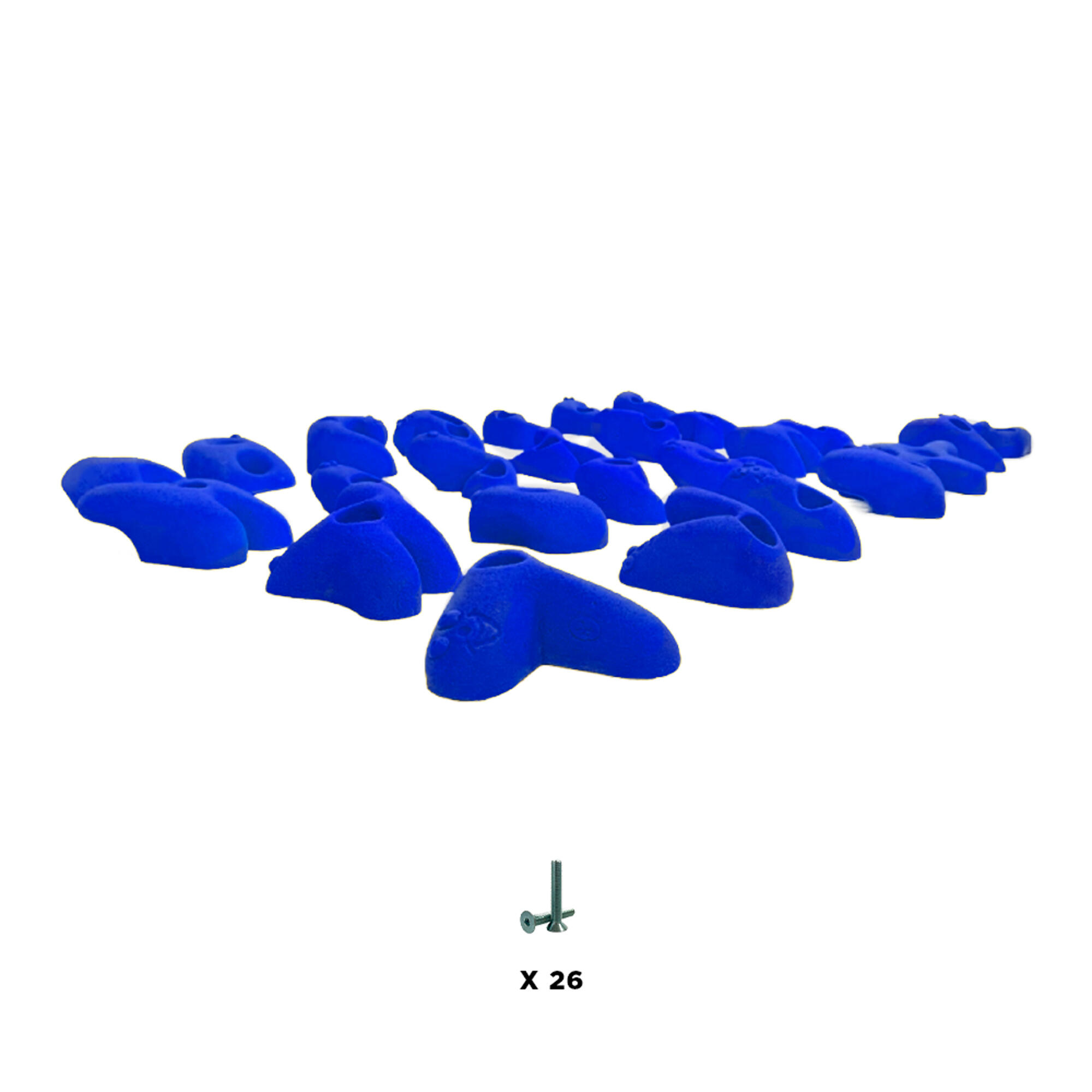 26 presas de escalada infantil - ALPHABET - Com ferragens - Azul 2/3