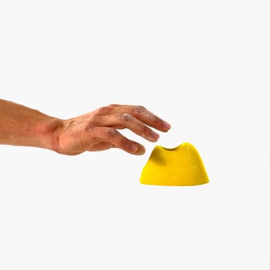 10 presas de escalada - MANTI - Com ferragens - Amarelo 2/3