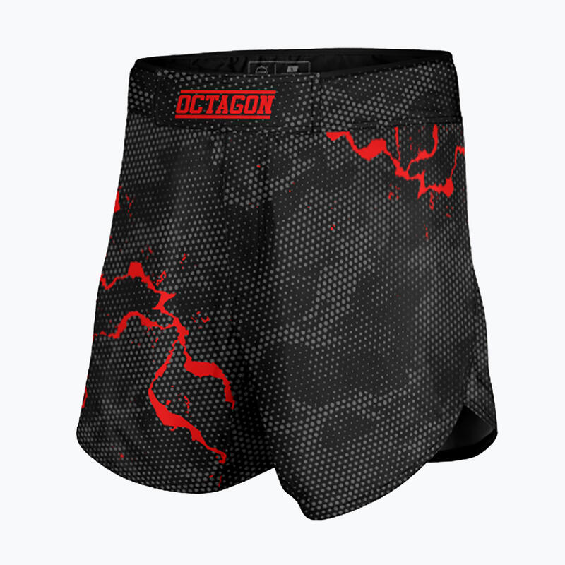 Pantaloni scurți de antrenament pentru bărbați Octagon Marble Camo MMA