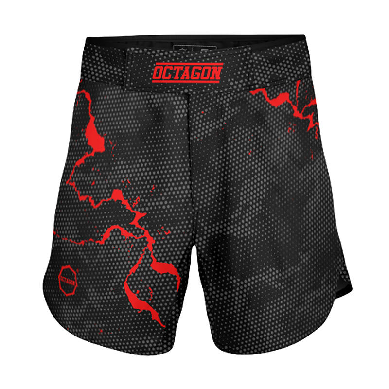 Pantaloni scurți de antrenament pentru bărbați Octagon Marble Camo MMA