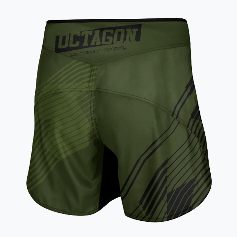 Pantaloni scurți de antrenament pentru bărbați Octagon Broken Line MMA