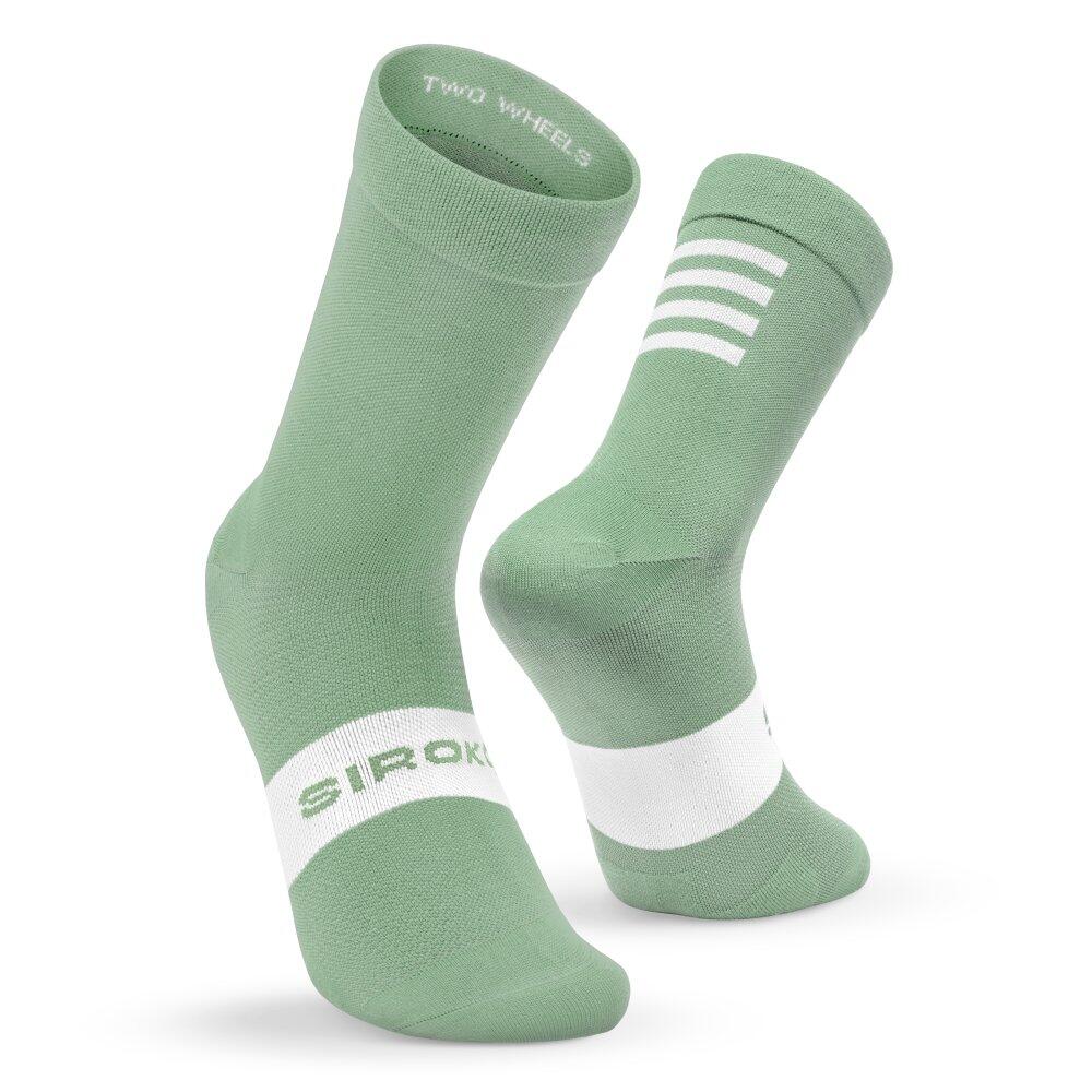 Herren und Damen Radsport Fahrradsocken S1 Olive Sa Calobra Olivgrün 2/7