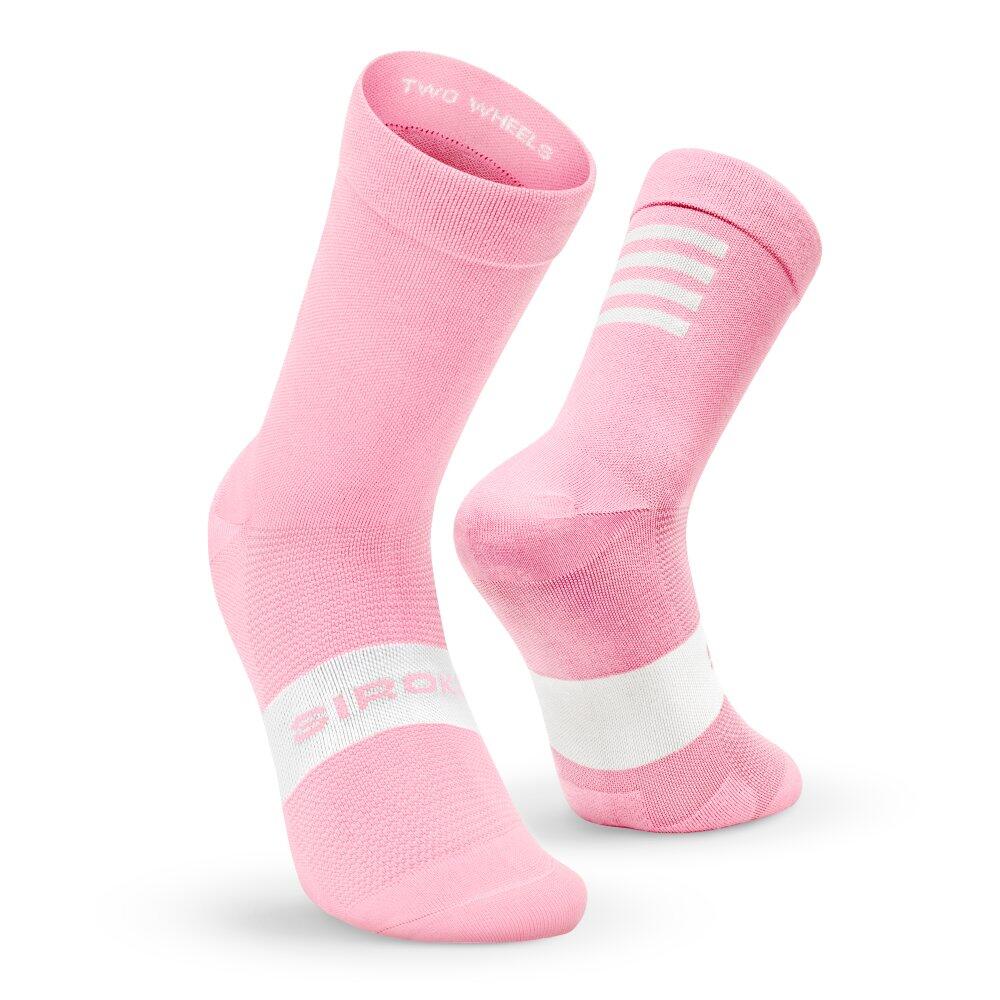 Skarpetki rowerowe Kolarstwo Siroko S1 Pink Agnello
