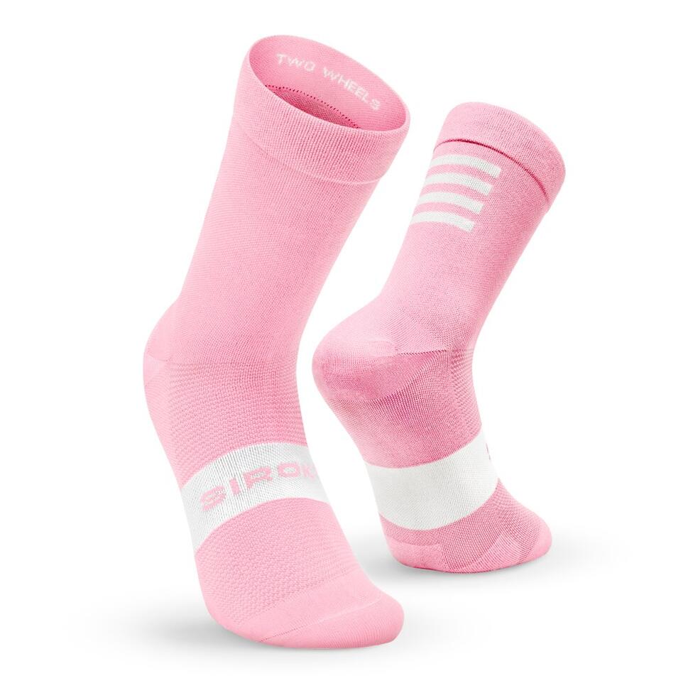 Skarpetki rowerowe Kolarstwo Siroko S1 Pink Agnello