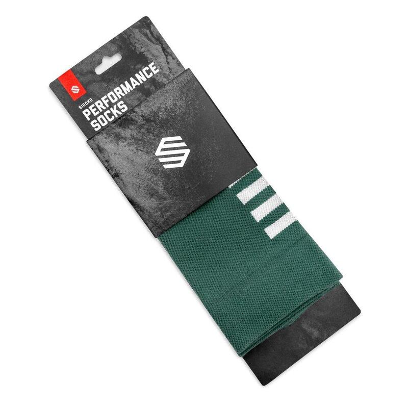 Șosete de S1 Green Alpe d'Huez Verde Armată