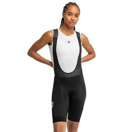 Cuissard vélo court femme Cyclisme Kaufmann Noir