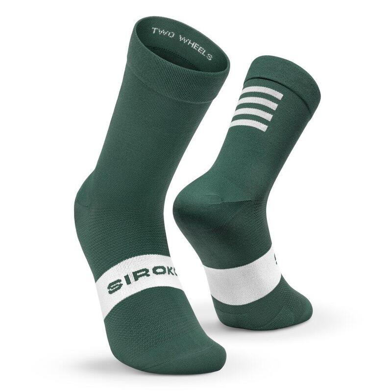 Șosete de S1 Green Alpe d'Huez Verde Armată