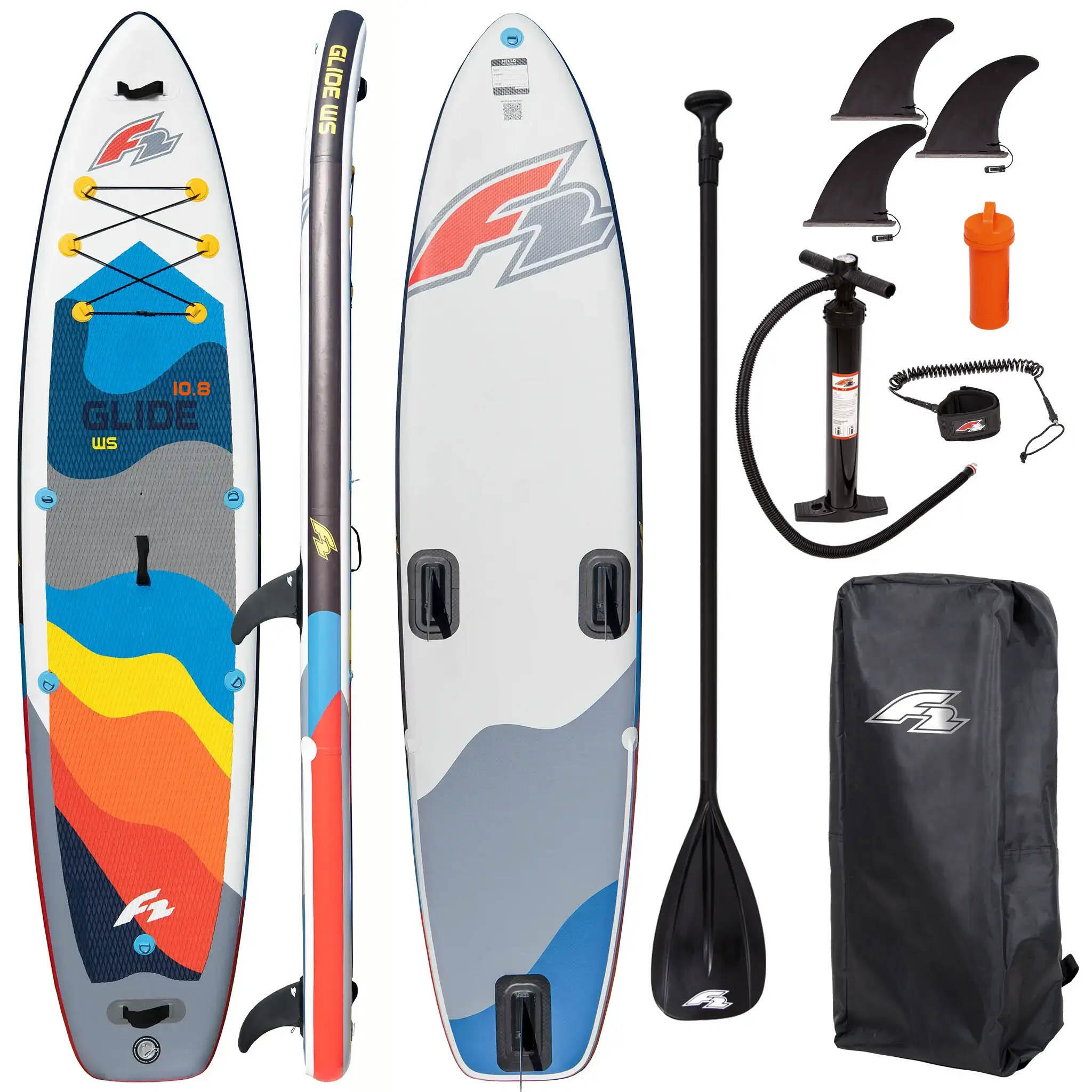 F2 WindSup F2 Glide WS 10'8” Opblaasbaar Board