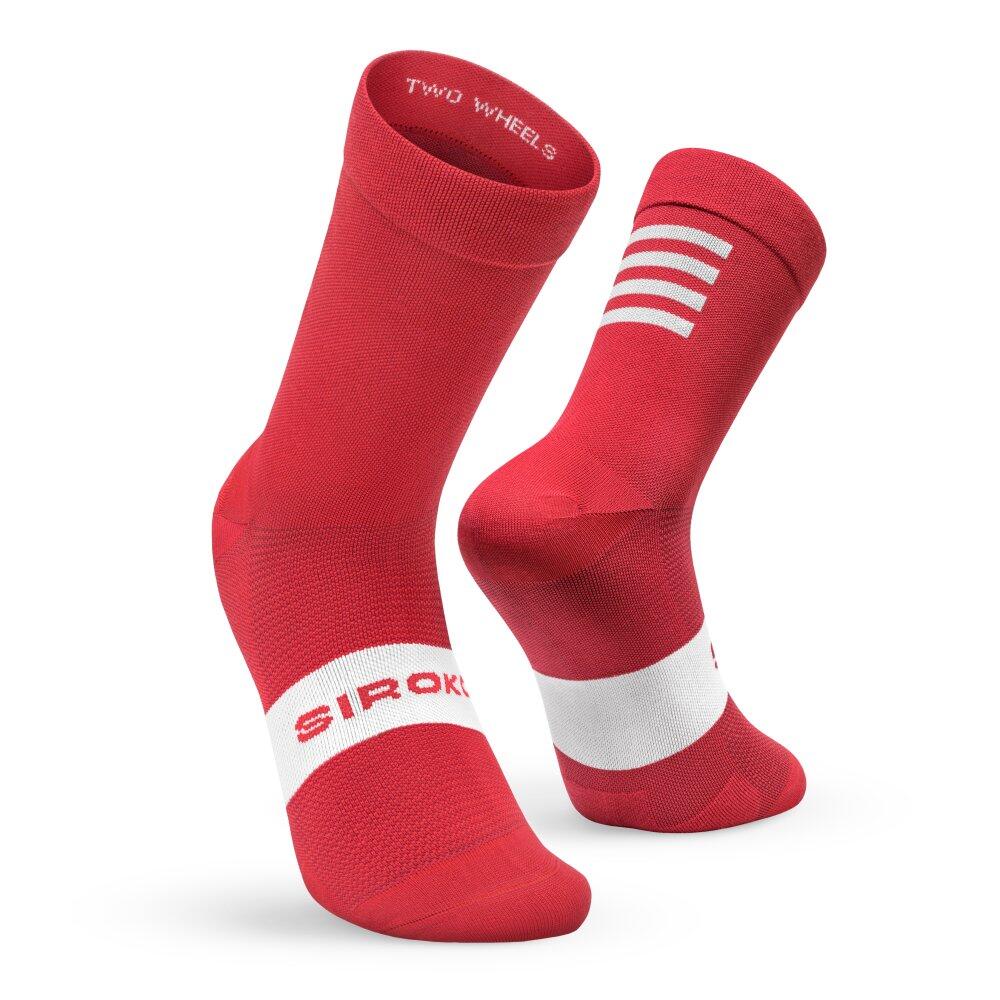 Chaussettes vélo Cyclisme Homme et Femme S1 Red Flamme Rouge Rouge 2/7