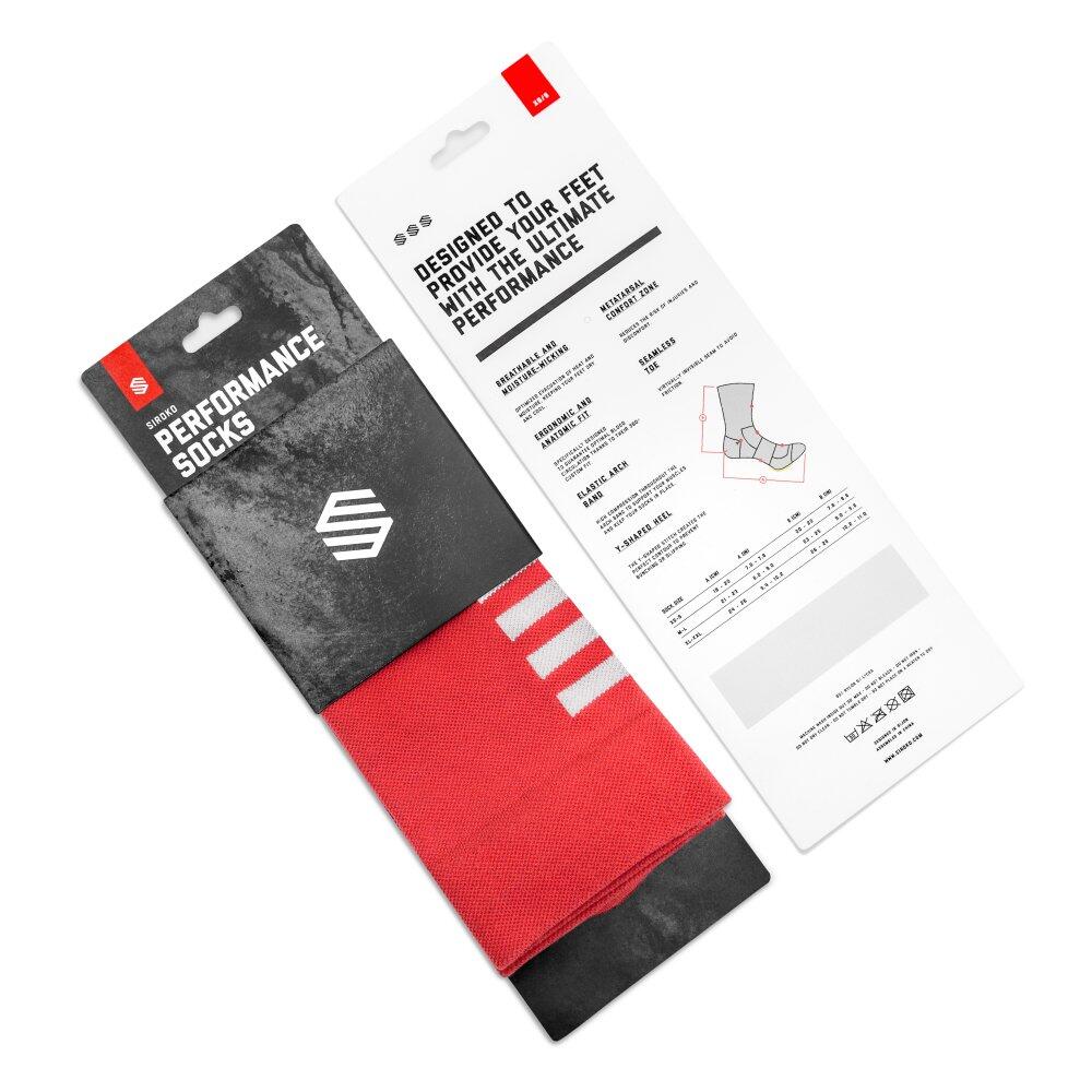 Chaussettes vélo Cyclisme Homme et Femme S1 Red Flamme Rouge Rouge 3/7