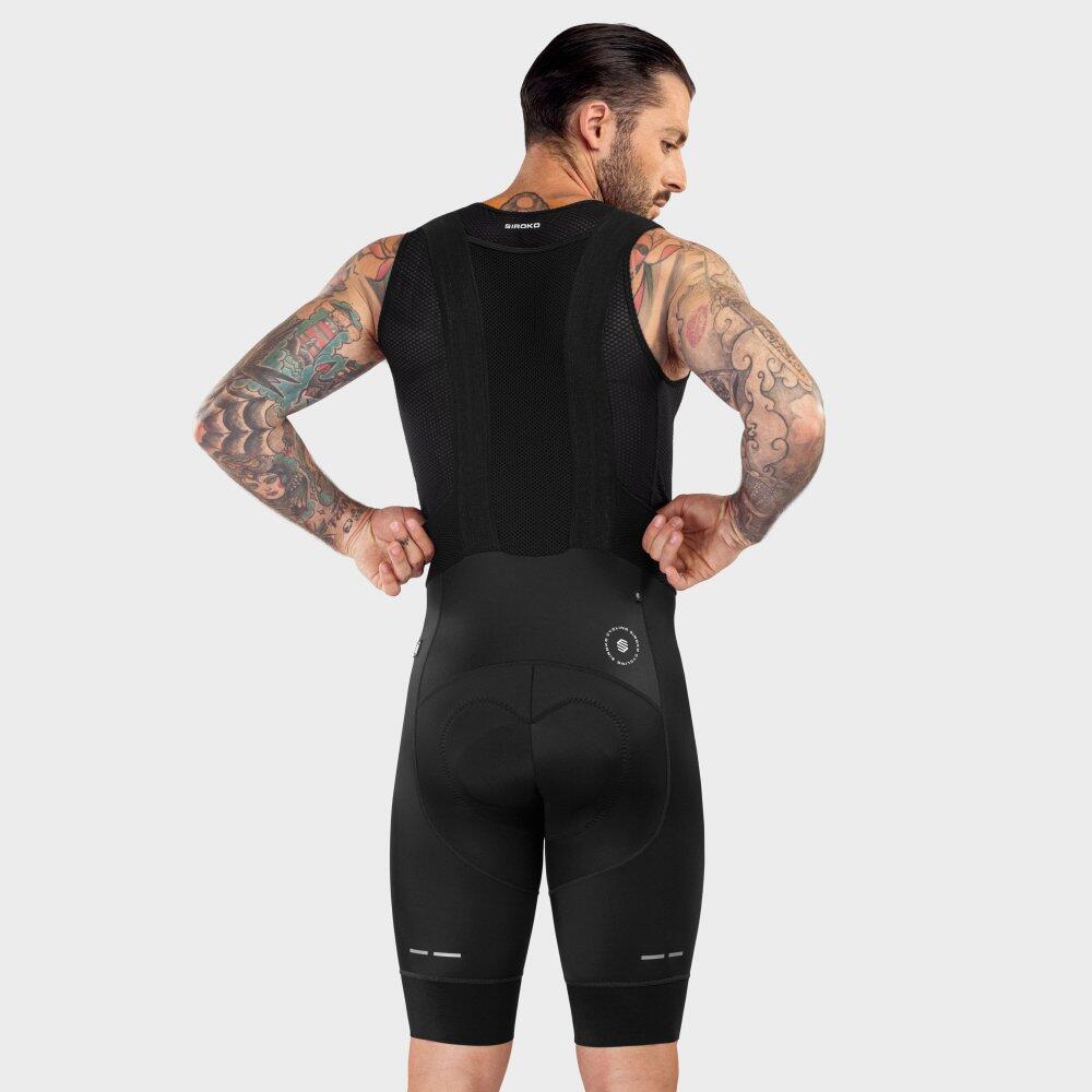 Heren Wielrennen korte fietsbroek BX Resistance Zwart 3/7