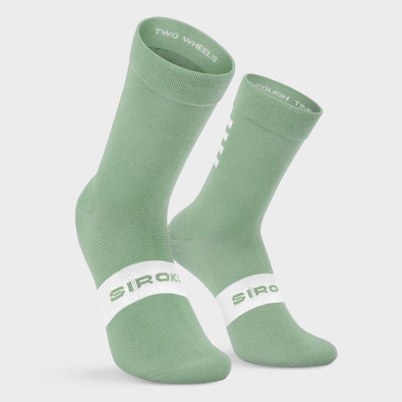 Chaussettes vélo Cyclisme Homme et Femme S1 Olive Sa Calobra Vert Olive