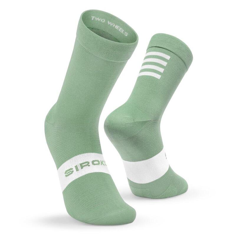 Chaussettes vélo Cyclisme Homme et Femme S1 Olive Sa Calobra Vert Olive
