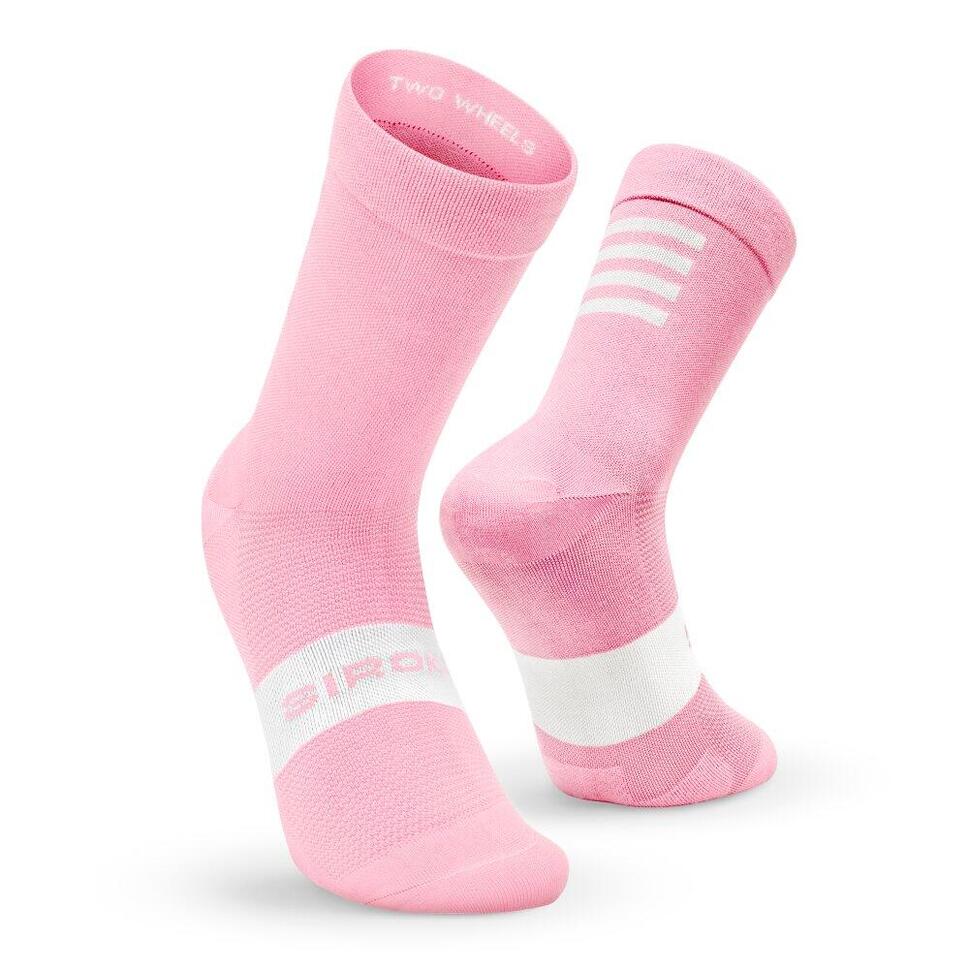 Skarpetki rowerowe Kolarstwo Siroko S1 Pink Agnello
