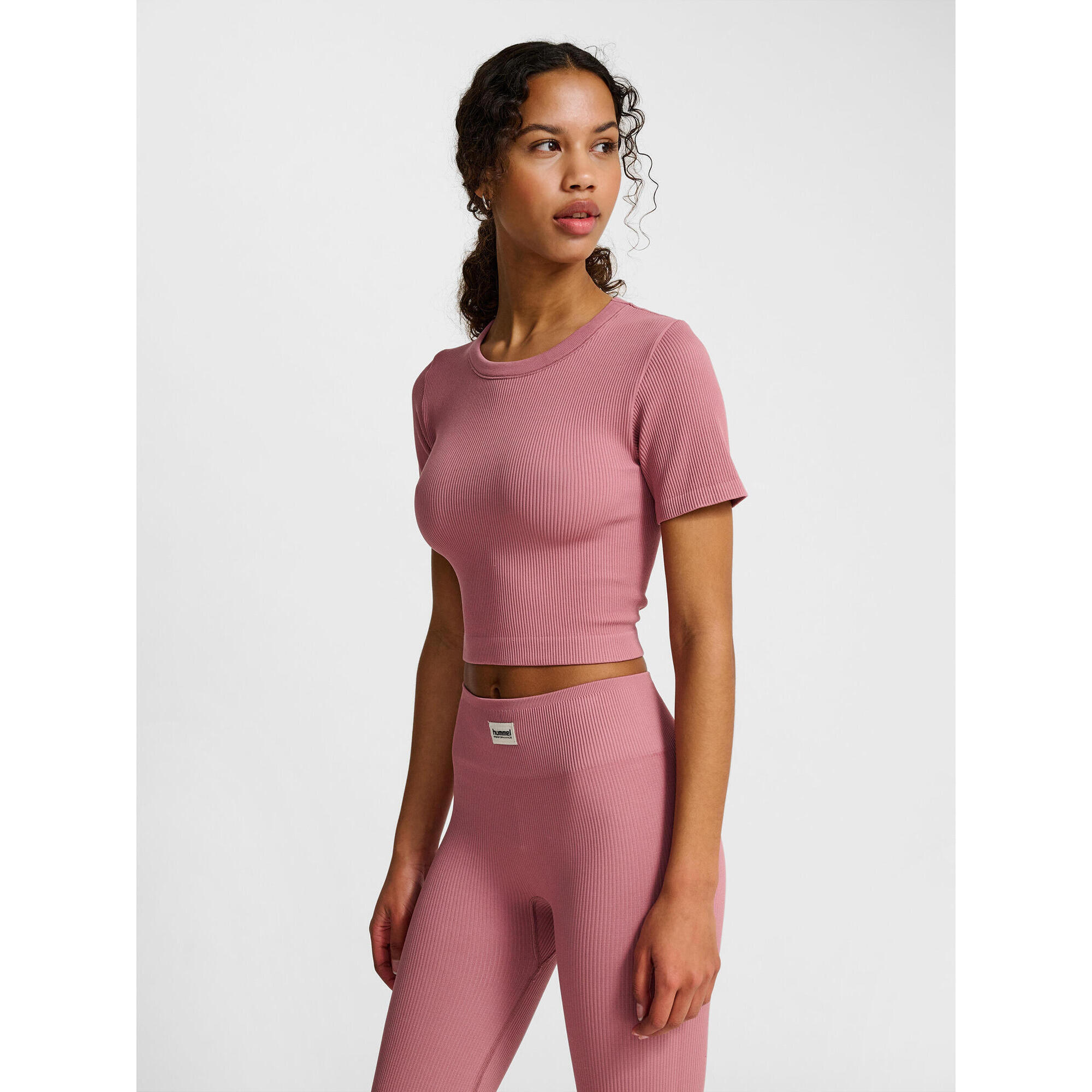 Hummel - Enfiler T-shirt Hmlpulse Femme Hummel - T-shirt Manches Courtes - Violet - 40 M - Decathlon