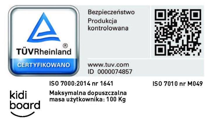 Deska do balansowania dla dzieci KidiBoard Balance Board + naklejki dla chłopca 4/5