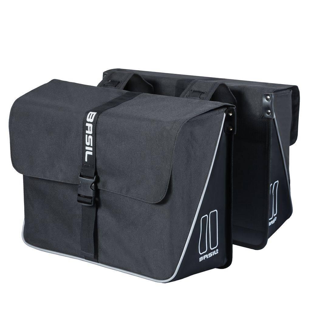 Basil sac double Forte Double Bag noir 35 litres 2/6