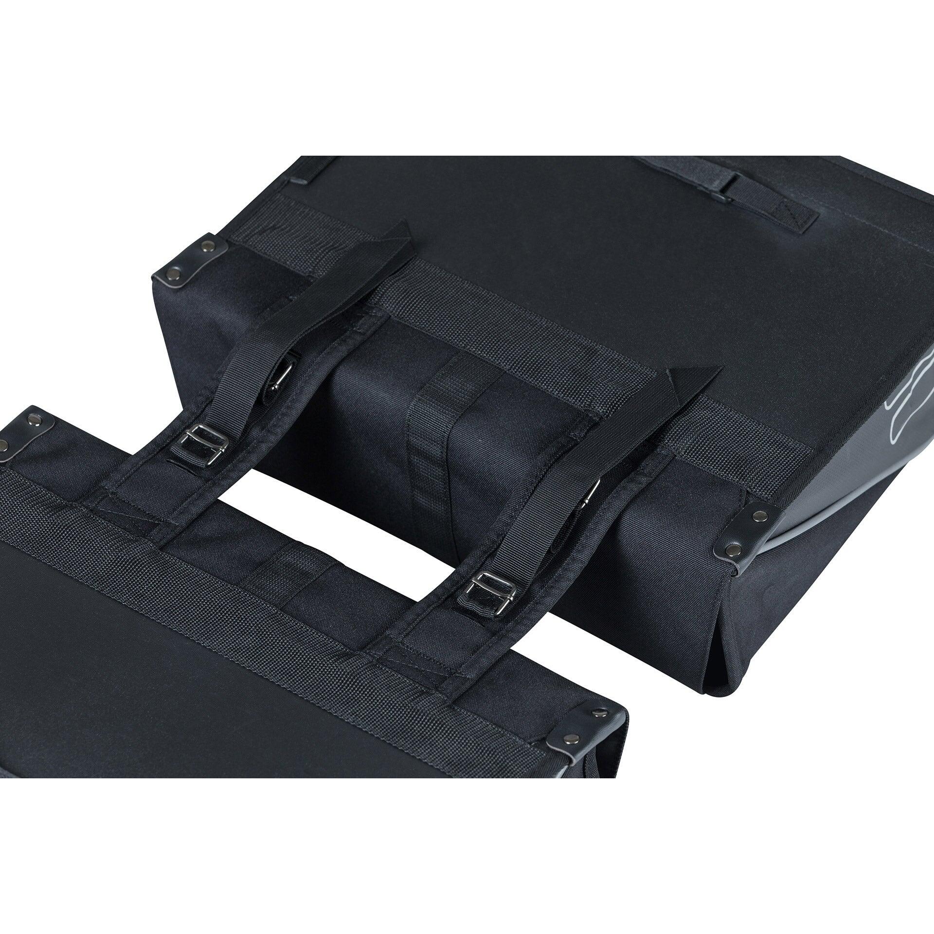 Basil sac double Forte Double Bag noir 35 litres 6/6