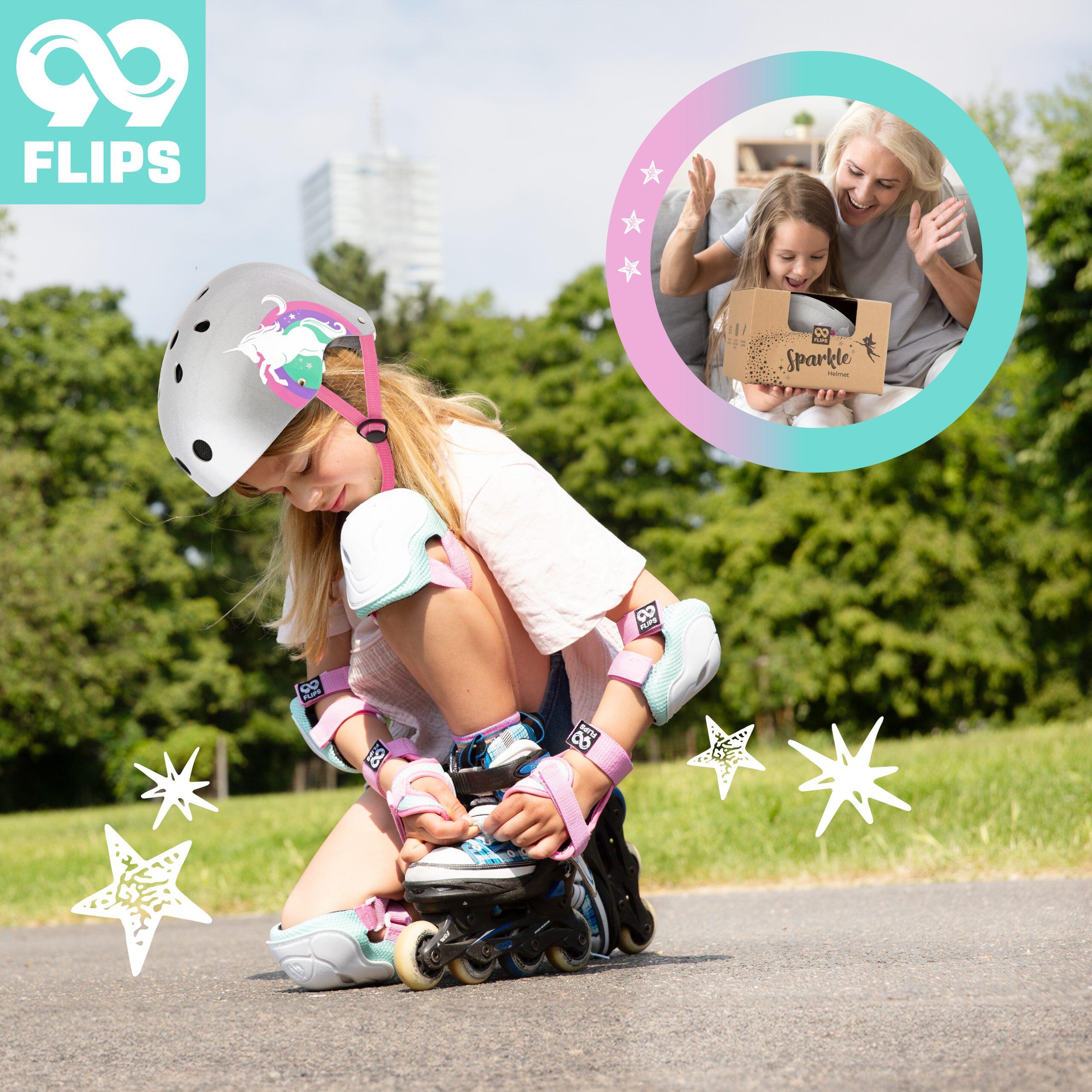 Casco Per Bici Bambino 3-12 Anni - Per Skate, Monopattino E Pattini, 3 Colori - Foto 8