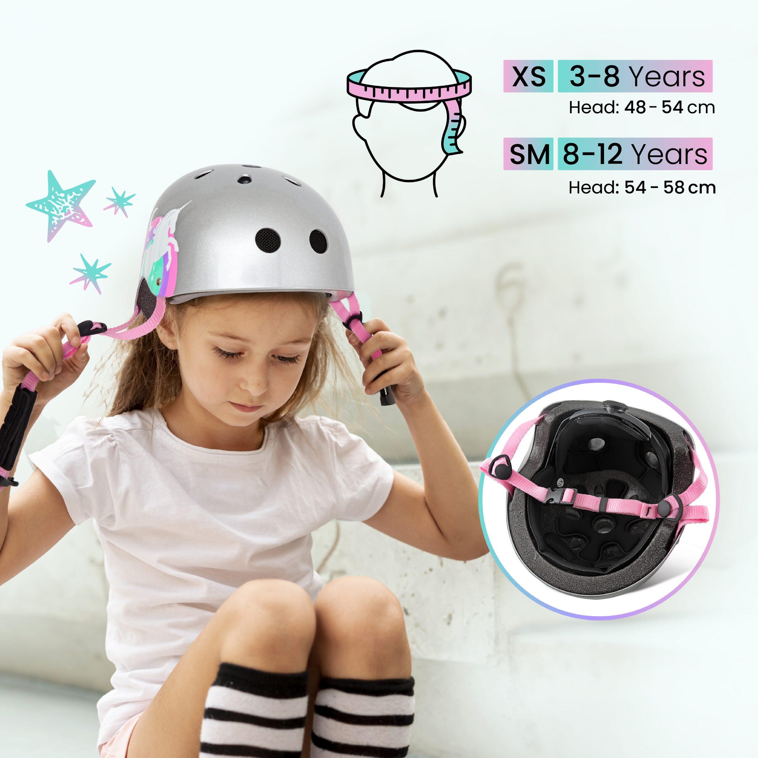 Casque vélo enfant fille à partir de 3 ans avec GS casque de skate casque skate 4/6