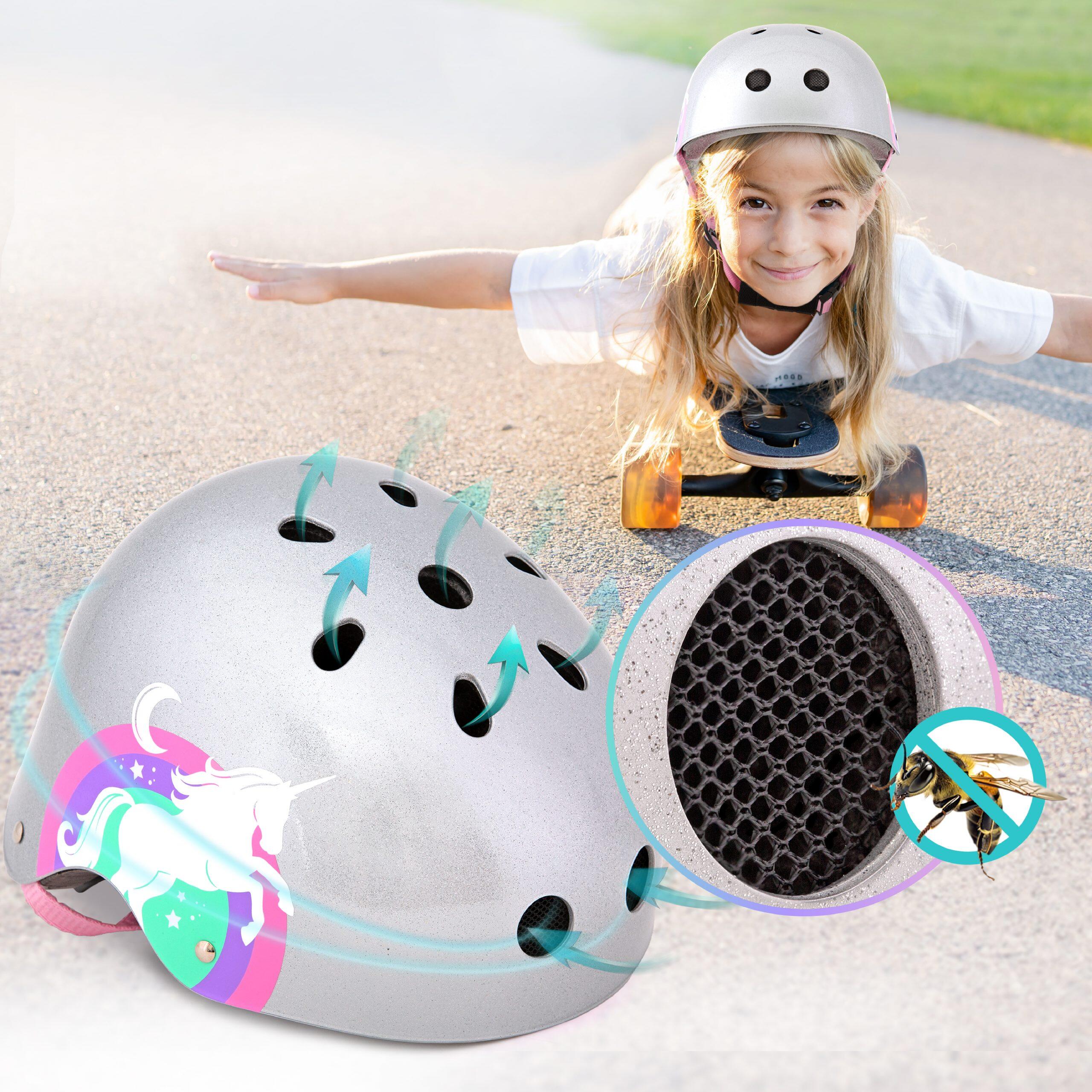 Casque vélo enfant fille à partir de 3 ans avec GS casque de skate casque skate 2/6