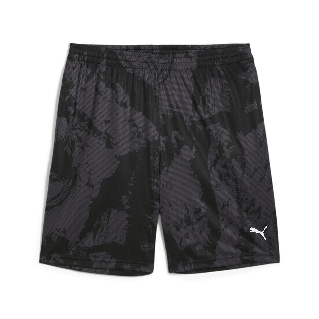 Mens Train All Day AllOver Print Shorts (Black)