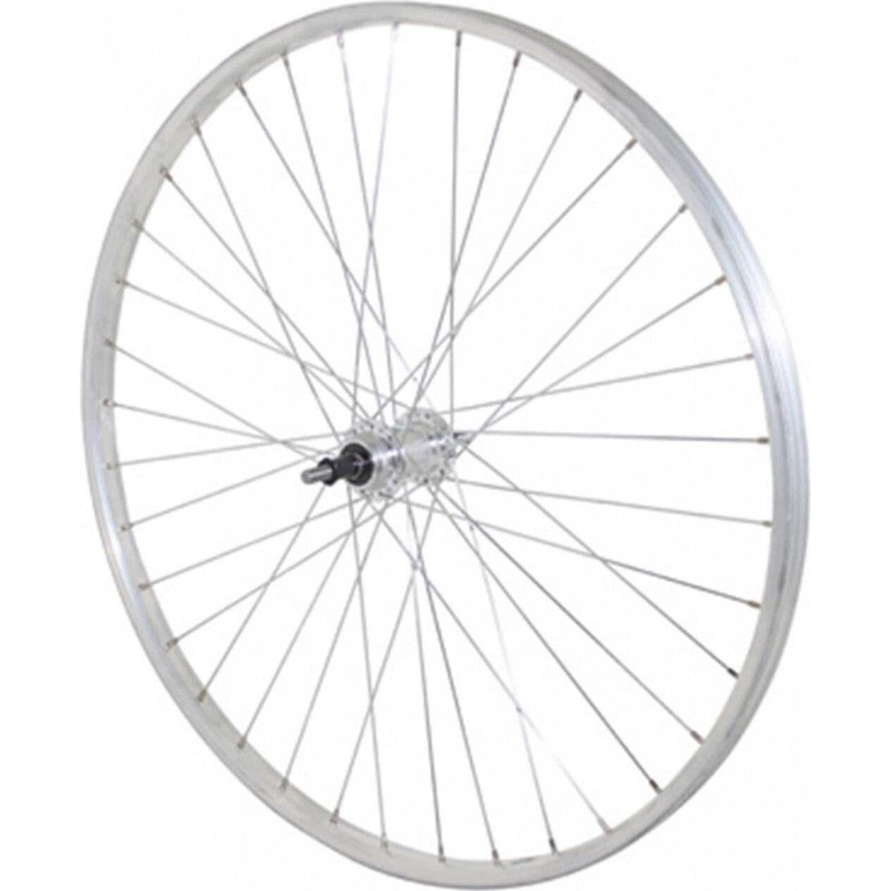 VELOX Roue vélo city arrière moyeu axe plein aluminium Velox RL 7-6-5V.