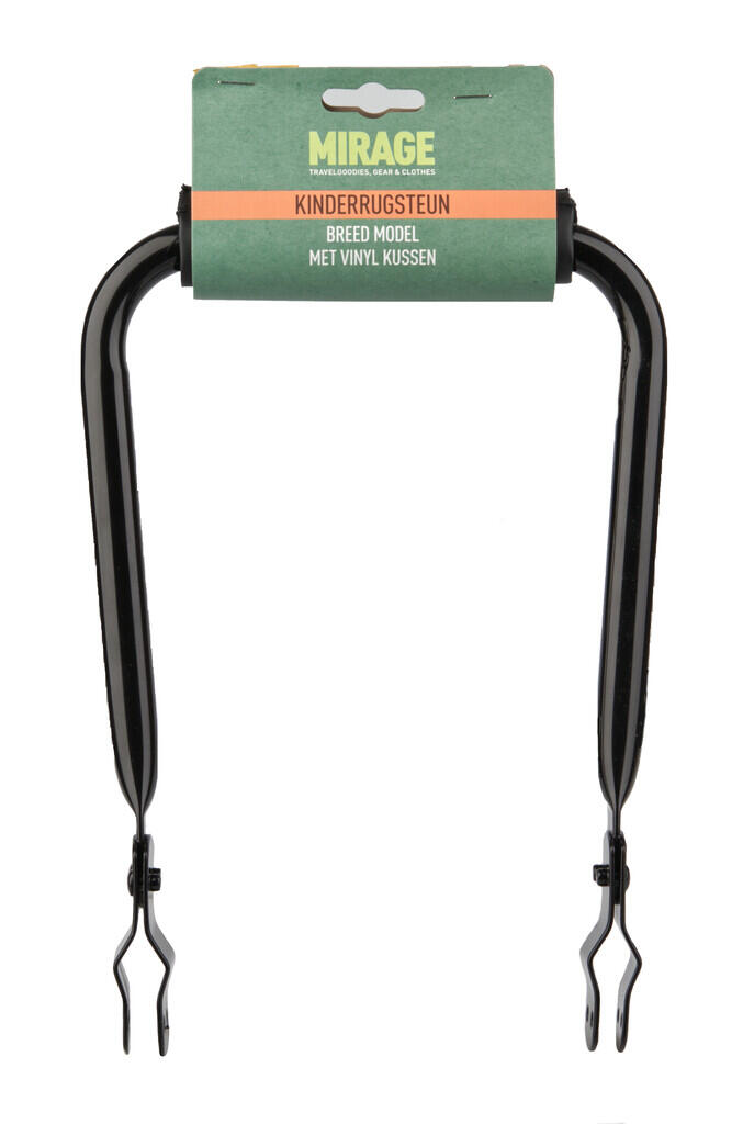 Kinderrückenstütze mit Kissen für Gepäckträger 30 cm schwarz 2/2