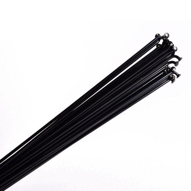 36 Rayons Vélo Acier Noir 14G 275mm - X AUTOHAUX - VTT / Route
