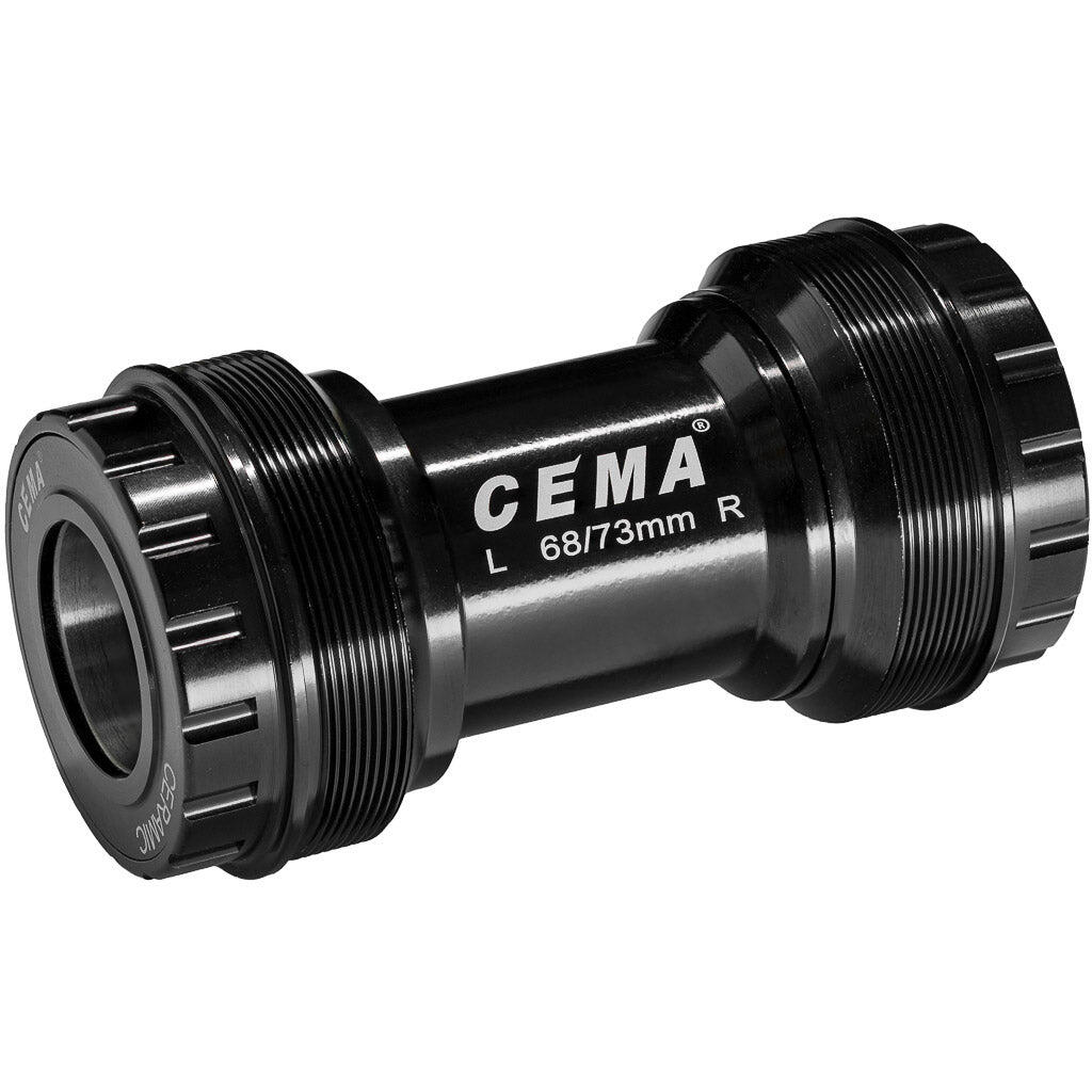 CEMA Cema movimento centrale T47 Shimano SG3 ceramico rivestito nero.