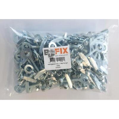 Bofix 233200 tendicatena per bici 65 mm metallo argento.