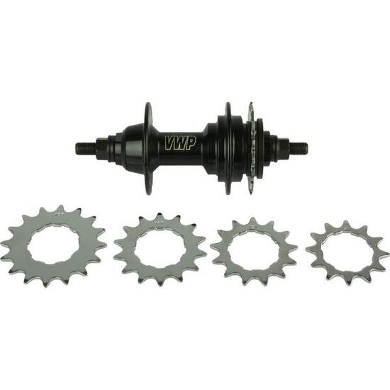 VWP Mozzo cassette BMX 36G asse 3/8" con pignone e cuscinetti fissi.
