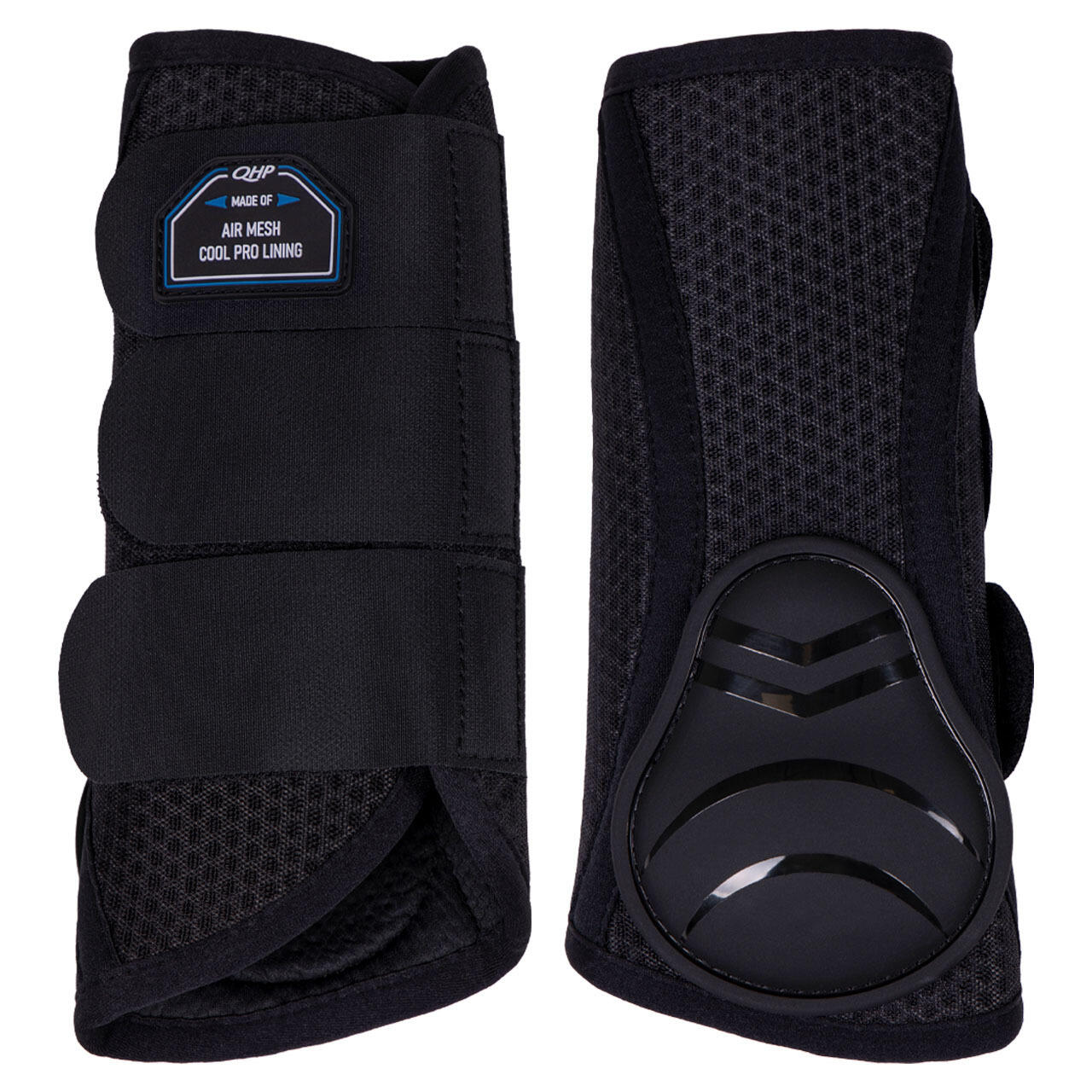 Qhp - Guêtres Antérieurs Fermées Pour Cheval Qhp Air Mesh - Guêtres Cheval - Noir - 40 M - Decathlon