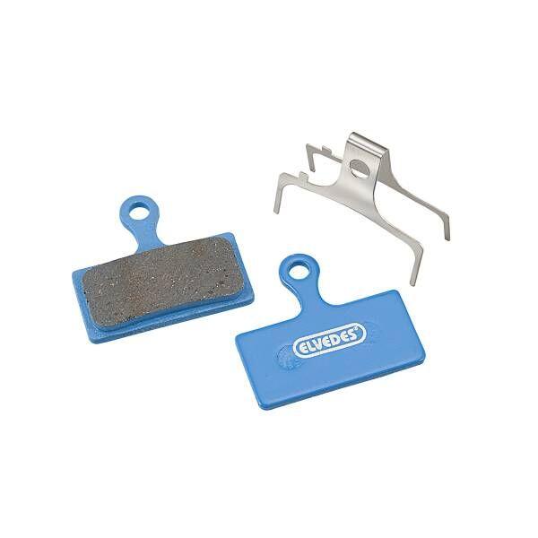 Conjunto 25 pares pastilhas ELVEDES carbono metálico para Shimano BR-M666 1/2