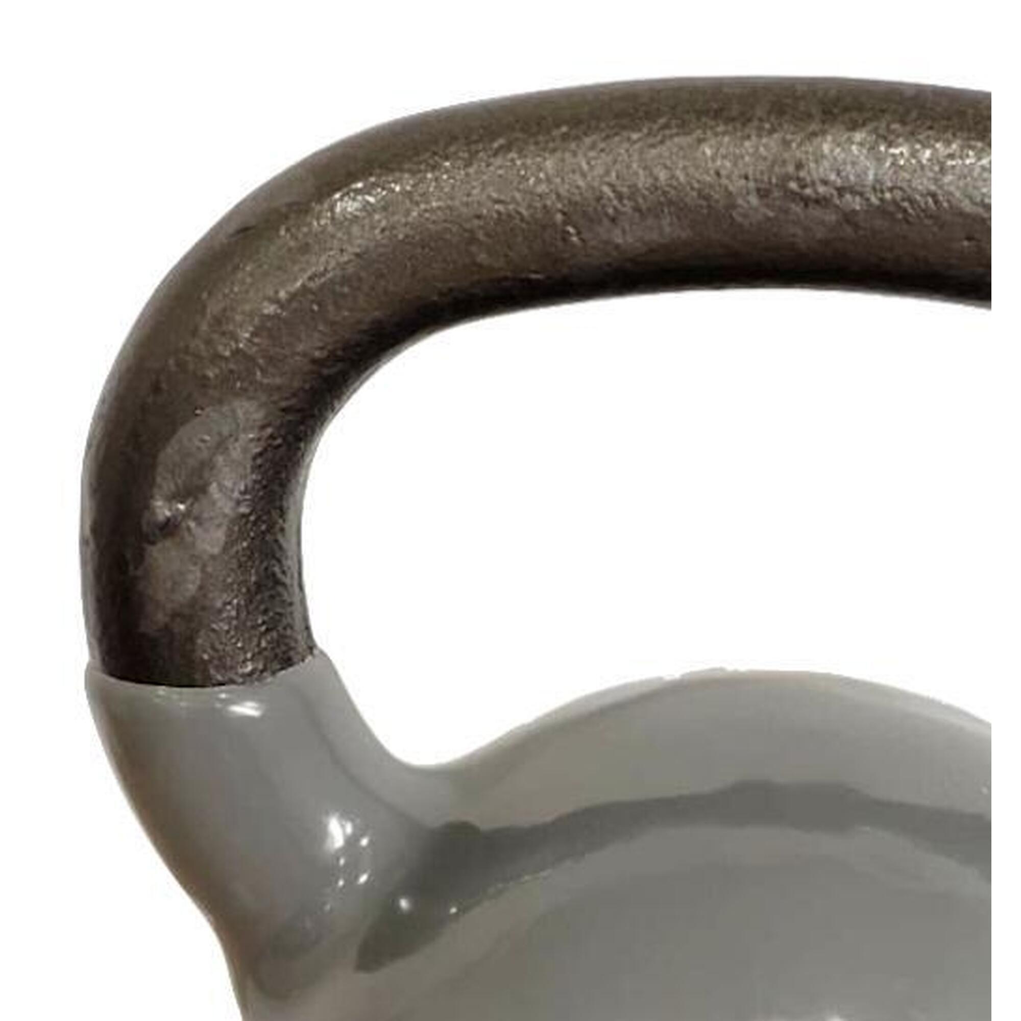 Kettlebell Pesa Rusa con Recubrimiento de Vinilo 32 kg Fitness Musculación 2/3