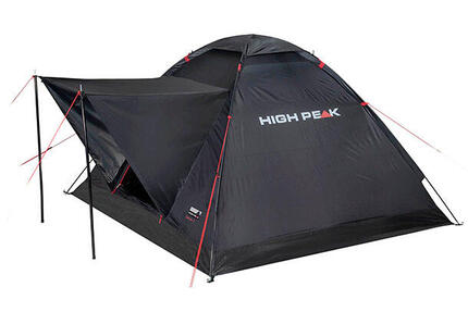High Peak Beaver 3.0 Tente dôme 3 personnes 180 x 200 cm Noir