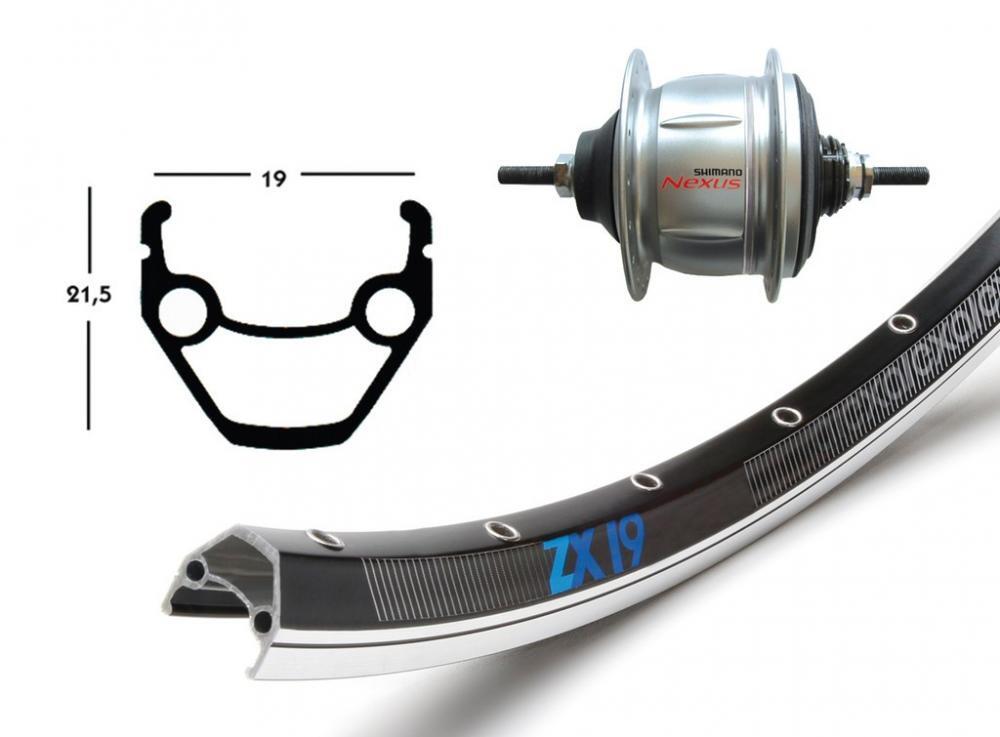 EXAL Ruota posteriore retropedale Exal Wino. Zx19 .36Tr.Sg-C60018