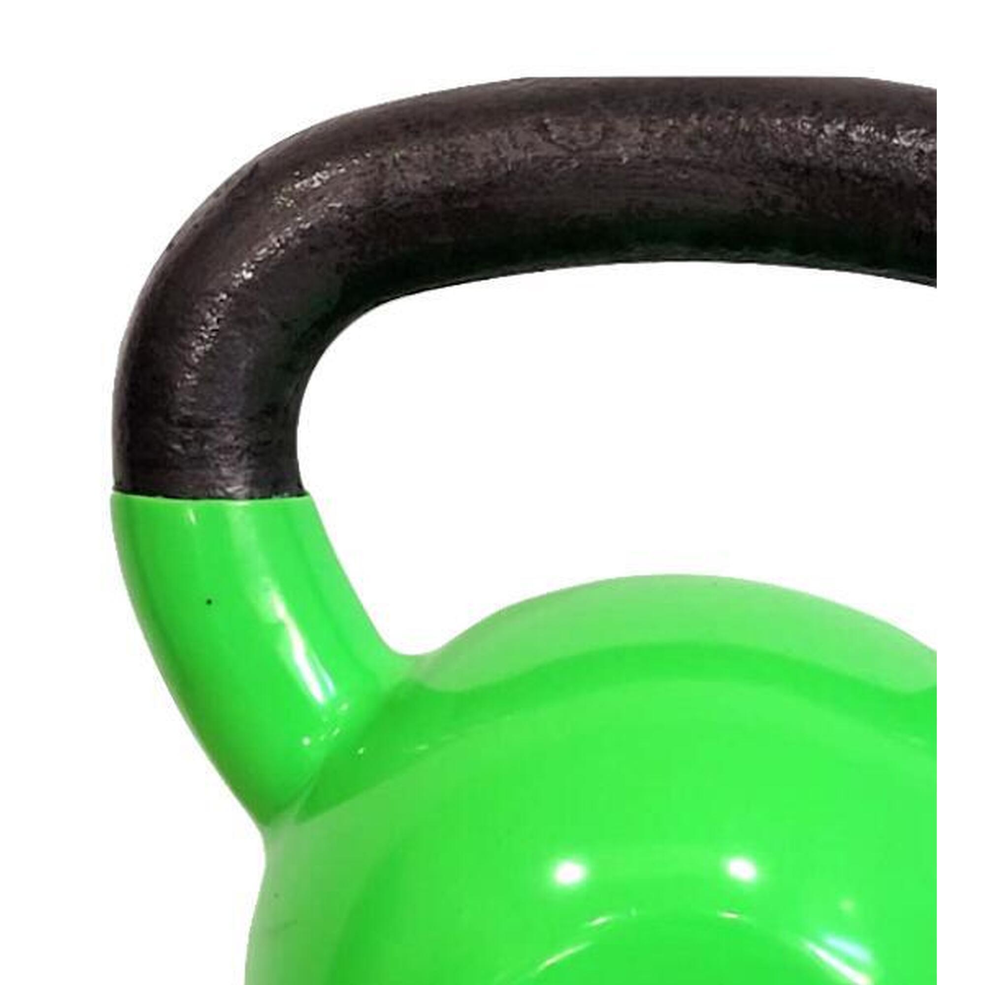Kettlebell Pesa Rusa con Recubrimiento de Vinilo 24 kg Fitness Musculación 2/3